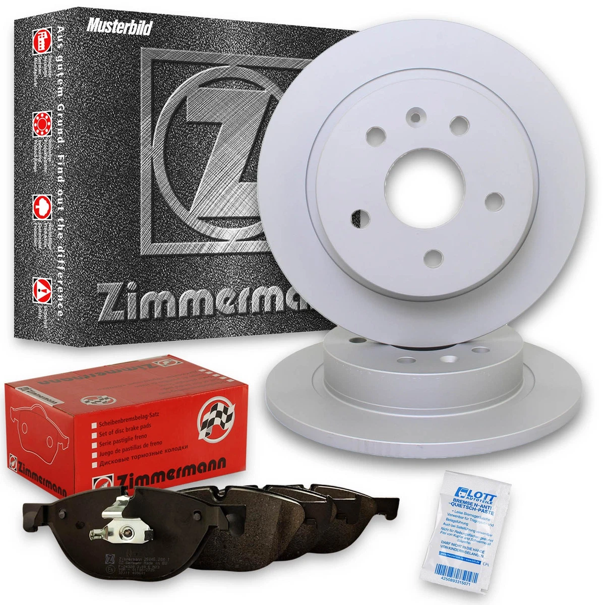 Гальмівні колодки та диски Zimmermann для MERCEDES-BENZ E-CLASS (W124) Гальмівні колодки та диски Zimmermann для MERCEDES-BENZ E-CLASS (W124)