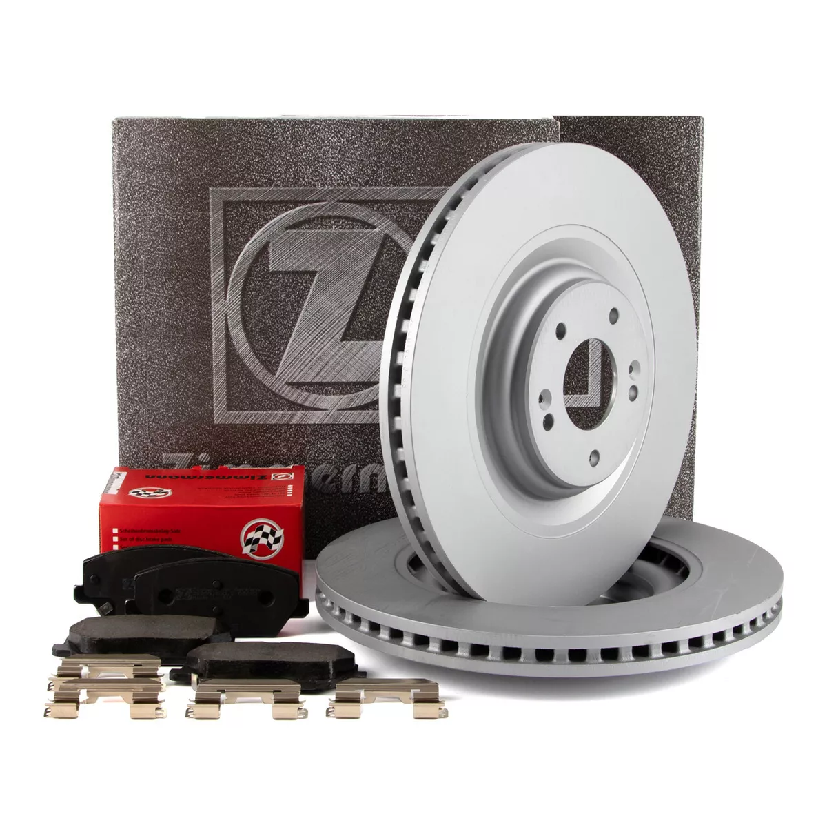 Гальмівні диски та колодки Zimmermann для Mercedes-Benz E-Class S212 Гальмівні диски та колодки Zimmermann для Mercedes-Benz E-Class S212