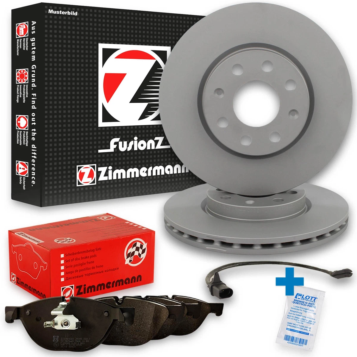 Кращі гальмівні диски та колодки Zimmermann для PEUGEOT 307 Break (3E) 1.4 HDi Кращі гальмівні диски та колодки Zimmermann для PEUGEOT 307 Break (3E) 1.4 HDi